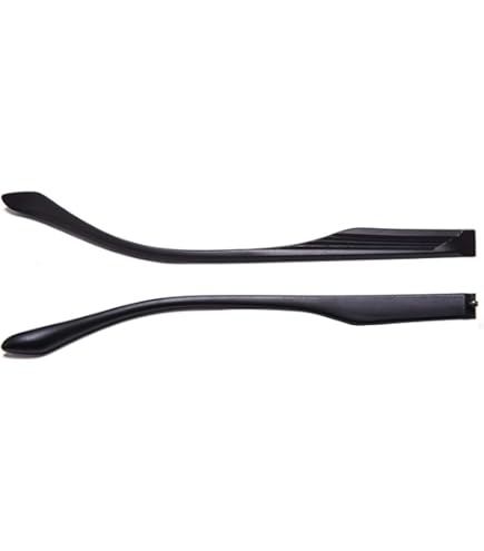 ZEALMAX 1 paar plastic bril vervanging tempel frame, vintage bril armen benen voor volwassenen, zwart