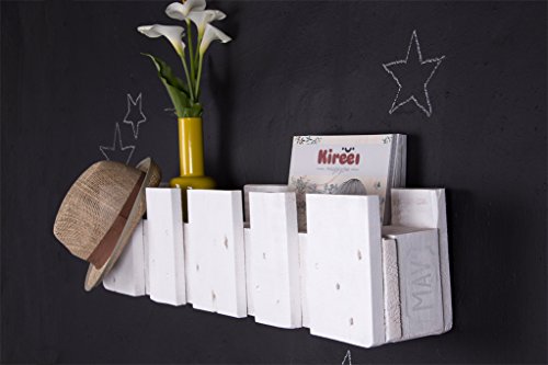 ESTANTERIA PALET 80CM BLANCA (Incluye Colgadores)