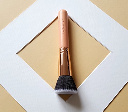 Make-Up Pinsel Kabuki Schminkpinsel Kosmetikpinsel – Foundation Pinsel – Ideal für Cremige, Pudrige oder Flüssige Foundation – Dichte Synthetische Premium Pinselhaare Die Nicht Ausfallen – Von Make-Up Profis Auch Für Anfänger Empfohlen – Angebotspreis nur für kurze Zeit! Super Geschenkidee! - 3
