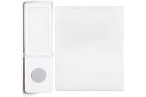 ASTIBYM Timbre de puerta inalámbrico 7 colores luz música timbre paciente anciano sordo llamador timbre de puerta impermeable para uso doméstico