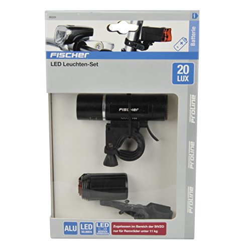 Fischer Batterie 20Lux Sw LED-Beleuchtungsset, Schwarz, One Size - 2
