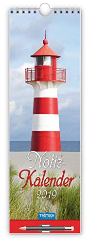 Preisvergleich Produktbild Notizkalender 2019 mit Stift Wandkalender
