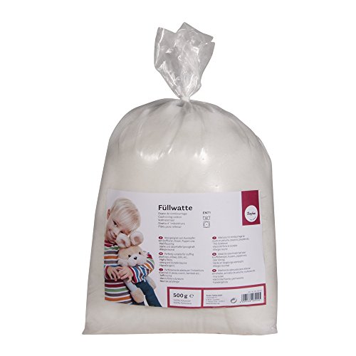 Rayher-hobby-ouate-de-rembourrage-sachet-de-500-g--mousse-de-rembourrage-de-polyester--100-pour-garnir-des-peluches-doudous-coussins-etc--matriel-de-rembourrage-trs-duveteux--blanc
