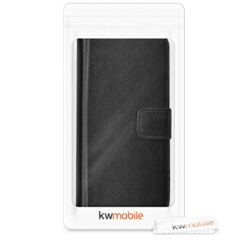 kwmobile Funda para Samsung Galaxy Xcover 4 - Wallet Case plegable de cuero sint tico - Cover con tapa tarjetero y soporte en negro reviews kwmobile Funda para Samsung Galaxy Xcover 4 - Wallet Case plegable de cuero sint tico - Cover con tapa tarjetero y soporte en negro