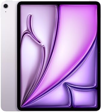 Apple iPad Air 13'' (M4): display Liquid Retina, 512 GB, fotocamera frontale e posteriore da 12MP, Wi-Fi 7 con chip Apple N1 – Viola