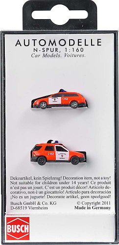 Preisvergleich Produktbild Busch 8326 - Oberhausen, Feuerwehr-Set