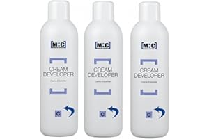SKUURTFR M:C Meister Coiffeur Cream Developer C 1,9% 3x1000ml H2O2 Cremeoxid - Ammoniakfrei - Für alle Haartypen und Farben