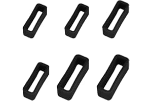 FYACCD Silikon Uhrenarmband Schlaufe, 6 Stück Armbanduhr Schlaufe, Ersatz Uhrenband Schlaufe, Armband Schlaufe Halter, 18/20/22mm