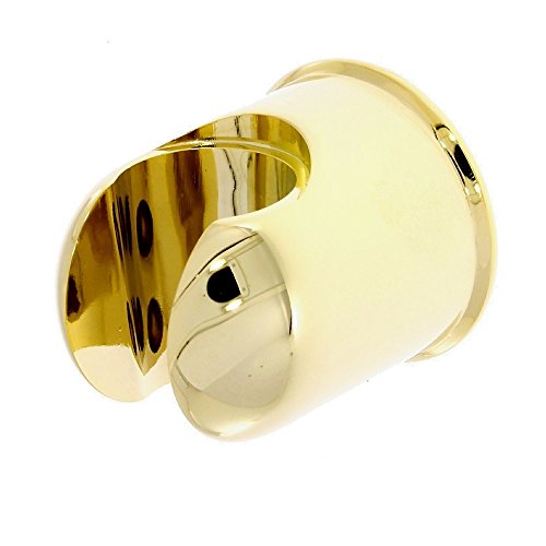 WandHalterung Brausehalterung aus Messing für Handbrausen Gold Oberfläche