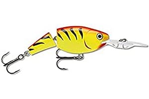 Rapala - Leurre de Pêche Jointed Shad Rap - Matériel de Pêche avec Corps Léger et Résistant - Leurre Pêche d'Eau Douce - Fabriqué en Estonie - Prof de Nage 2.1-4.5m