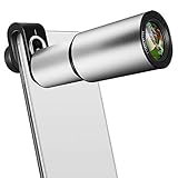 【Fokussierungsfähigkeit】Unser Handy-Teleobjektiv zeichnet sich durch eine präzise Einstellung des Objektivs aus, das für verschiedene Brennweiten geeignet ist. Präziseres Dimmen für die Aufnahme von Fotos in hoher Qualität. (Hinweis: Schießstand: 50~200 Meter, stellen Sie die Schärfe durch Drehen des Fokusrades ein.)