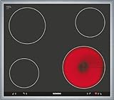  Siemens EA645GE17 hobs - Placa (Incorporado, Eléctrico, Vidrio y cerámica, Sensor, 50/60 Hz, 6600W) Negro