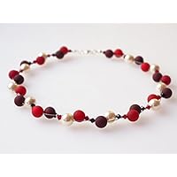 Rote Polariskette rot weinrot Kette