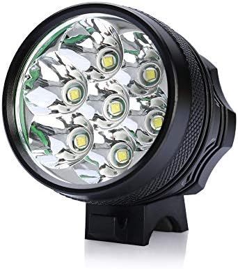 Malloom 15000LM USB Rechargeable Torch 9 x CREE XM-L T6 LED 6 x 18650 Bicycle Cycling Light Waterproof Lamp for Camping Hiking Night Fishing