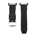 Produktbild Transer® Für SUUNTO CORE SS014993000/SS013331000/SS018816000/SS013337000 Watch Ersatz Uhrenarmbänder Gummi Uhrenarmband+2PC Adapter Metall Buckle Langlebig Bügel Länge: 15-23 CM (D)