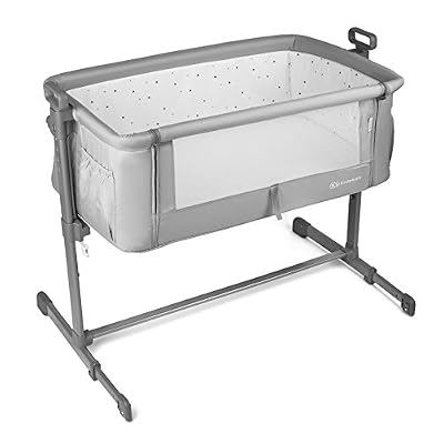 Kinderkraft Enfant Force Neste 2 en 1 lit d'appoint avec matelas lit bébé enfants Baby Lit de voyage (Gris)