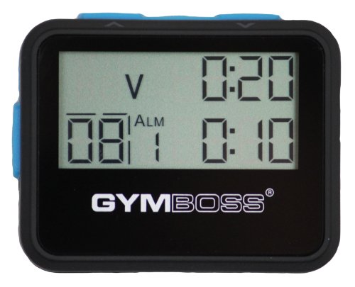 Gymboss Intervallzeitgeber Und Stoppuhr SCHWARZ-BLAU SOFTBESCHICHTUNG - 2