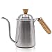 Produktbild NOBLJX Pour Over Gooseneck Kettle Edelstahl 650ML Spout Coffee Tea Kettle Ergonomic Handle Safe Safe Eco Friendly Kitchen Kettles for Any Stovetop