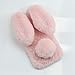 Produktbild KeKeYM iPhone XS Max Case Kaninchen, Netter Hülle für iPhone XS Max, Plüsch Bunny Ears Hülle Handgemachtes Silikon Plüsch Wolle Fluffy Handy Pelz Flaumige Dünne Muschel für iPhone XS Max 6.5" - Rosa