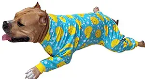 Doxters Dog Onesie/Jumpsuit Xtra Large, for Labrador, German Shepherd, Golden Retriever, Ducky, Sea Blue S30