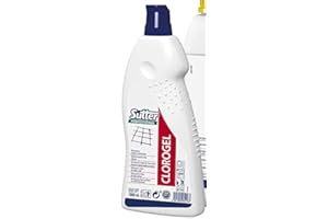 DETER CENTER Sutter Clorogel detergente igienizzante schiumogeno a base di cloroattivo Disinfettante Igienizzante Antibatterico - Cartone : 12 flaconi da lt.1