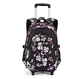 【SPACE SAVING WHEELED TROLLEY】 - Das Trolley-Chassis ist klappbar, es ist Platz sparend und einfach zu lagern, wenn Sie nur den Rucksack verwenden.