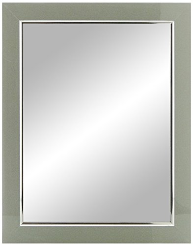 Arte Regal Import 26498 – Spiegel rechteckig klein, Grau
