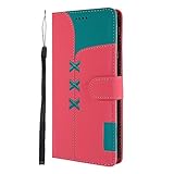 Lomogo Galaxy J4+ (J4Plus) Core Case, Leather Wallet Case with Kickstand Card Holder Shockproof Flip Case Cover for Samsung Galaxy J4+ (J4 Plus) - LOGHU040151 Pink