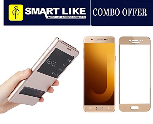 Tempered Glass Samsung J7 Duo Flip Cover Original J7 Duo Back