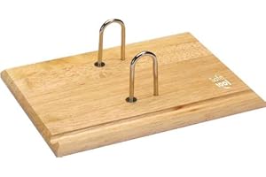 WONDAY - Socle Ephemeride en Bois Verni et arceaux métal