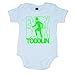 Every Day I'm Toddlin Fun Baby Vest (12-18 Months, Pale Blue)