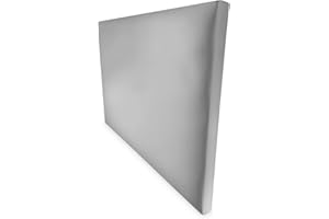 Somnia Descanso - Cabecero Lisboa Acolchado, Tapizado Premium en Polipiel de Alta Gama, Medidas 170 x 120 cm (Cama de 160), Plateado