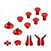 Produktbild canamite Full Set Ersatzteil (14 PCS) 6 Swap Thumbsticks & 2 d-pads & 4 Haar Trigger Schlösser für Xbox One Elite Controller mit 3,5 mm Kopfhörer Jack