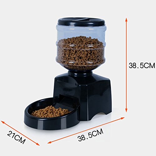 Rechel-Automatic-Pet-FeederProgrammable-Timer-Station-Dispenser-Container-for-Dog-and-Cat-with-Electronic-Portion-Control-and-Voice-recording-55L-Capacity