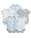 Mamas and Papas Baby-Boys 5 Pack Bear Bodysuit, Multicoloured (Multicolour), 3-6 Months