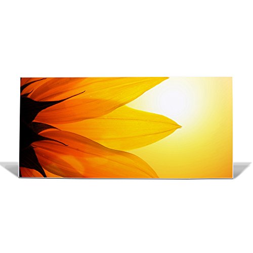 banjado - Pinnwand Magnettafel weiß 78cm x 37cm quer mit Motiv Zwei Sonnen