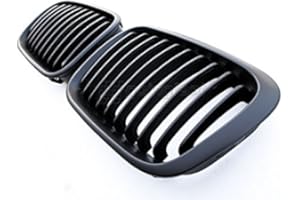 GOINGFAST Parrillas Riñones para BMW Serie 3 E46 Rejillas Berlina Familiar negro M 98-01