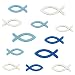 Produktbild Kany 108 Stücke Holz Deko Fische Streudeko Taufe Deko Fisch Deko Taufe Junge Tischdeko Taufe Konfirmation Deko