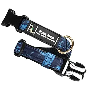 Pixie Drip Dog Collar, Chaos Blue (Large)