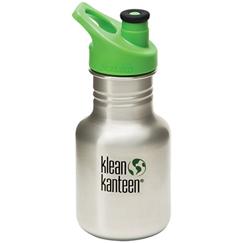 Klean Kanteen Kid Sport 355ml Bottle Sport Cap Brushed Stainless Klean Kanteen Kid Sport 355ml Bottle Sport Cap Brushed Stainless