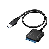 USB-SATA-Konvertierung: Mit diesem SATA-USB-Konvertierungskabel k?nnen Sie problemlos ein 2,5-Zoll- / 3,5-Zoll-HDD- / SSD-Laufwerk an Ihren PC anschlie?en und Vorg?nge wie das Sichern und übertragen von HDD-Dateien mit h?herer Geschwindigkeit ausführen.