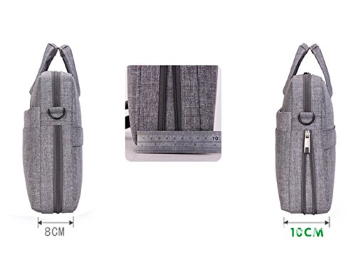 MojiDecor Laptoptasche Wasserdicht Handtasche Umhängetasche Aktentasche Stoßfest Notebooktasche für 38,1-39,6 cm(15-15,6 Zoll) Laptop Notebook Computer MacBook - 3