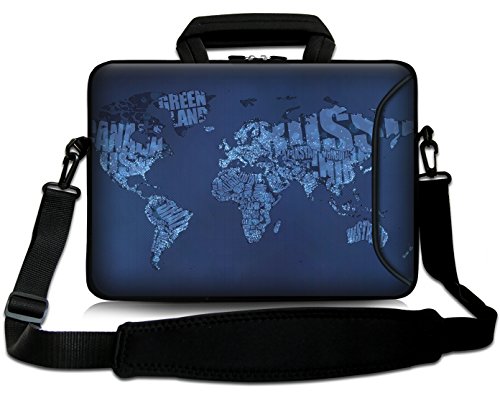 Sidorenko 17-17 3 Zoll Laptoptasche   Laptop Umh  ngetasche  Stilvolle Designer - Computer - Notebook-Schultertasche aus Neopren Schmutz- und Wasserab