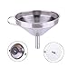 Produktbild Qinlee Edelstahl Trichter Multifunktion Trichter Parfüm / Öl / Toner Liquid Getrennt Gerät Küche/Labor/Garage/Auto Trichter Zubehör (14*13CM)