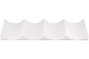 GANQUER Wine Rack, European Style Plastic Wine Bottle Holder Stand Wine Storage Holder Countertop Wine Bottle Display Mat for Kitchen Cabinet, Cupboard, Countertop, Fridges (Milky White)