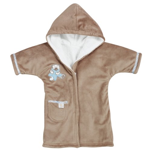Câlin Câline Peignoir Tom Chocolat et Bleu1 an