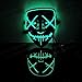 Produktbild Masken - Halloween - LED leuchten Partei - Schablonen Die Purge Wahljahr Große Lustige Masken Festival Cosplay Zubehör Glow In Dark   Grün