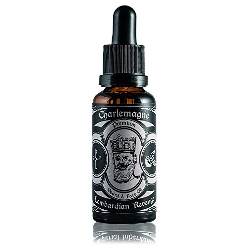 Charlemagne Bartöl Lombardian Revenge - frischer Minze- Limette Kick - 30ml Bart Öl für die Bartpflege - Premium Qualität - 100% Made in Germany - macht den Bart geschmeidig und weich
