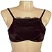 Chemisettes by Anne Women's Cami Insert Black Soft Poly w/Wide Lace Overlay Sz C