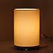Craftter Handloom Wlight Gold Fabric Round Small Table Lamp Bedside Table Light Night Lamp RS.999.00